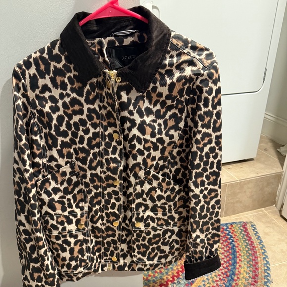 J. Crew Barn Jacket Leopard Print - Picture 11 of 11